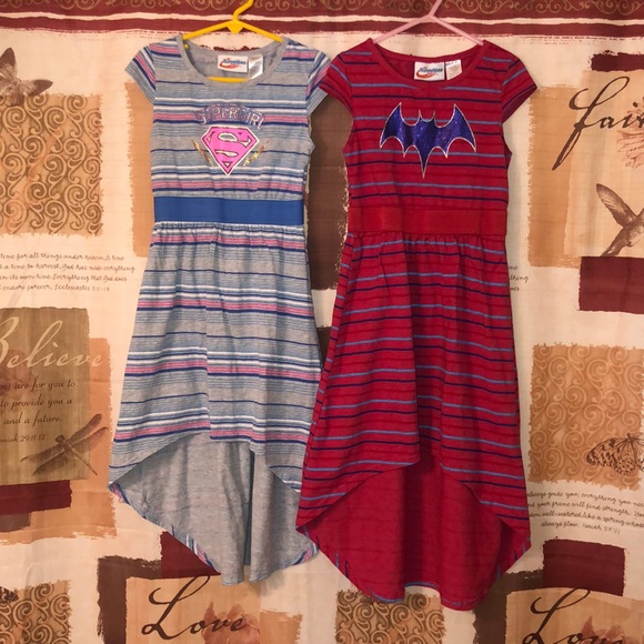 Super hero Maxi Dresses sz 6/6x Batman Sup… - Picture 1 of 4